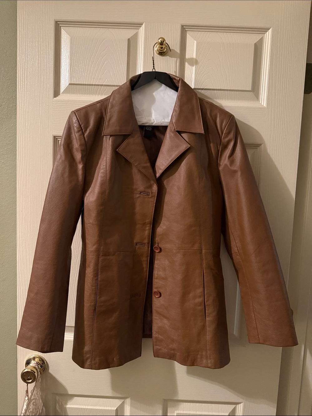 Dialogue Classic Brown Leather Women’s Jacket